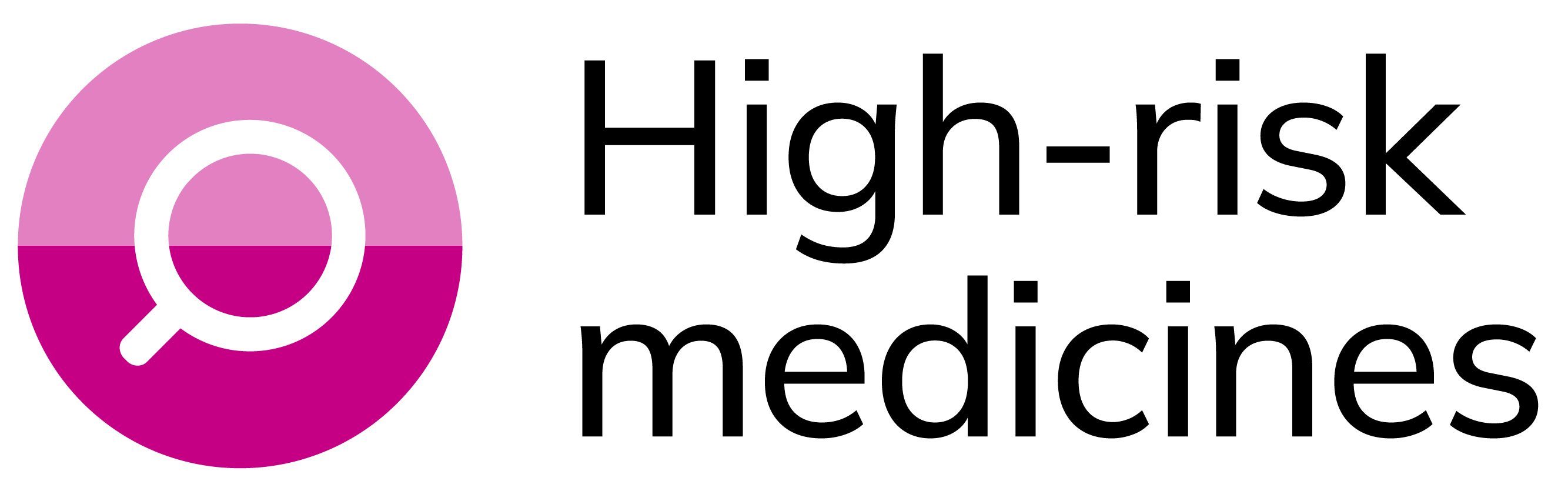 National Risk Medicines Classification -logo: High-risk medicines.